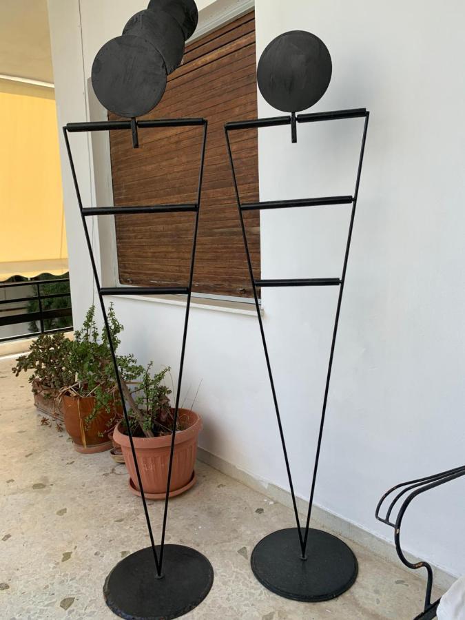 Ferienwohnung Vintage 70S Flat Athen Exterior foto