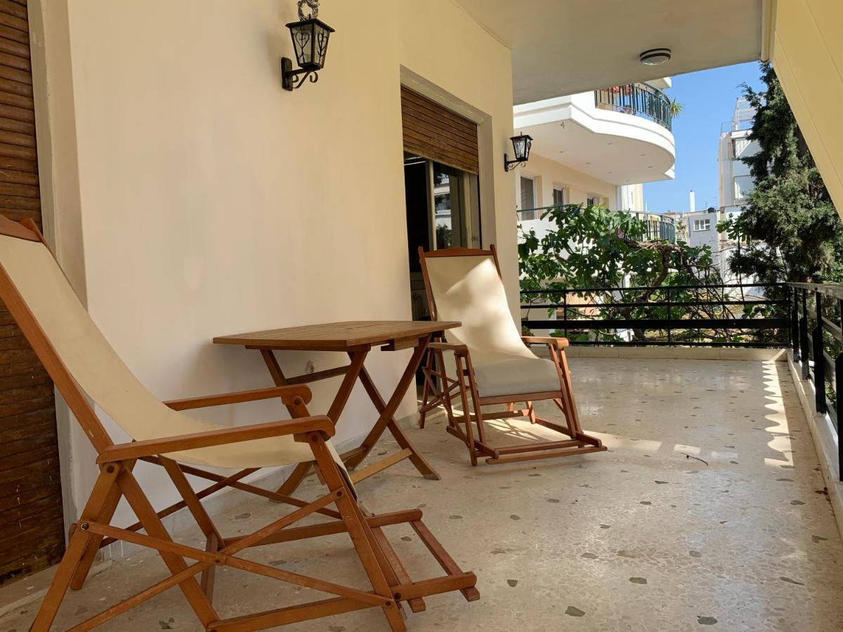 Ferienwohnung Vintage 70S Flat Athen Exterior foto